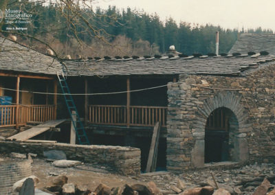 Arco reubicado durante las obras de rehabilitación de la Casa Rectoral